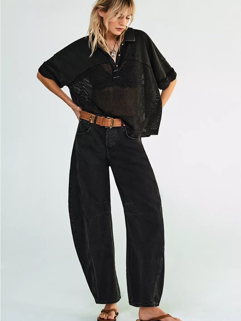 We the free good luck barrel jeans size 31